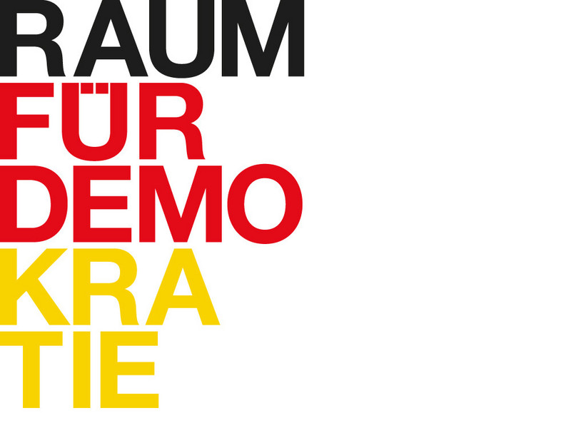 Logo der bpb-Initiative "Raum für Demokratie"